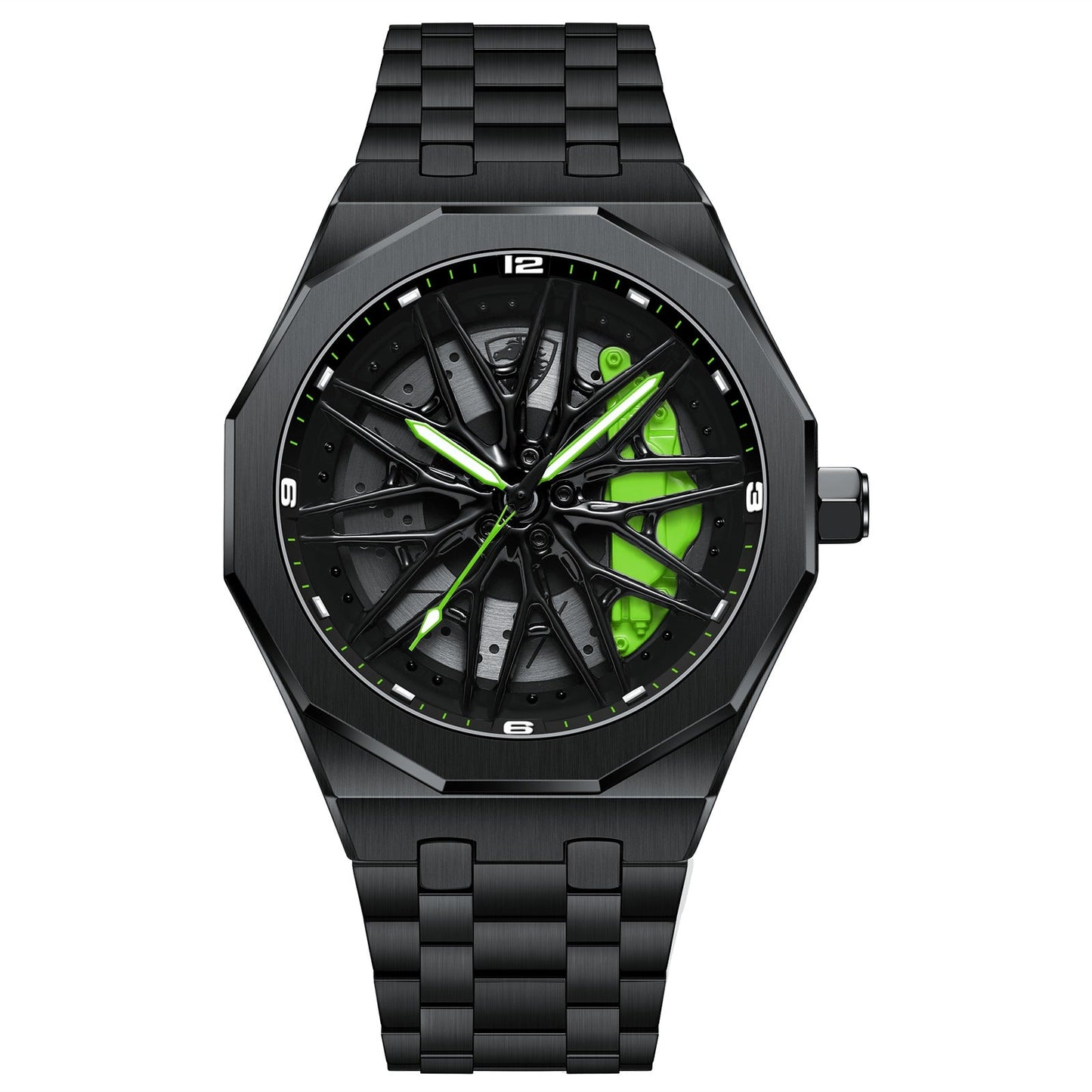 Reloj Gruben Watches 911 GT3 R - Cronógrafo estilo competición con rin giratorio