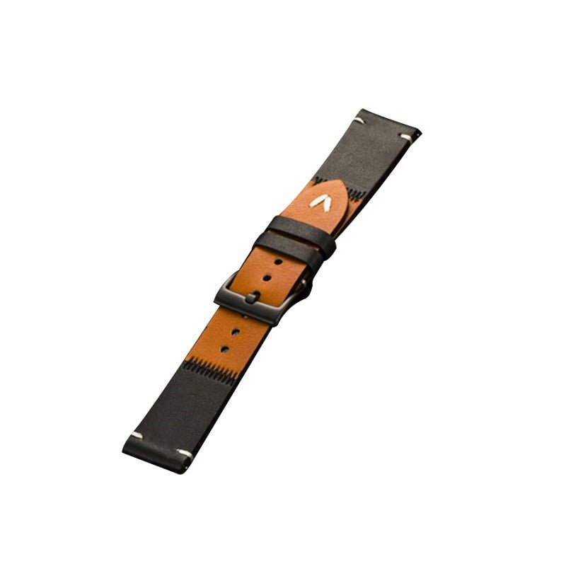 Correa de piel con detallado - Gruben Watches