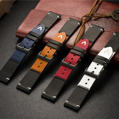 Correa de piel con detallado - Gruben Watches
